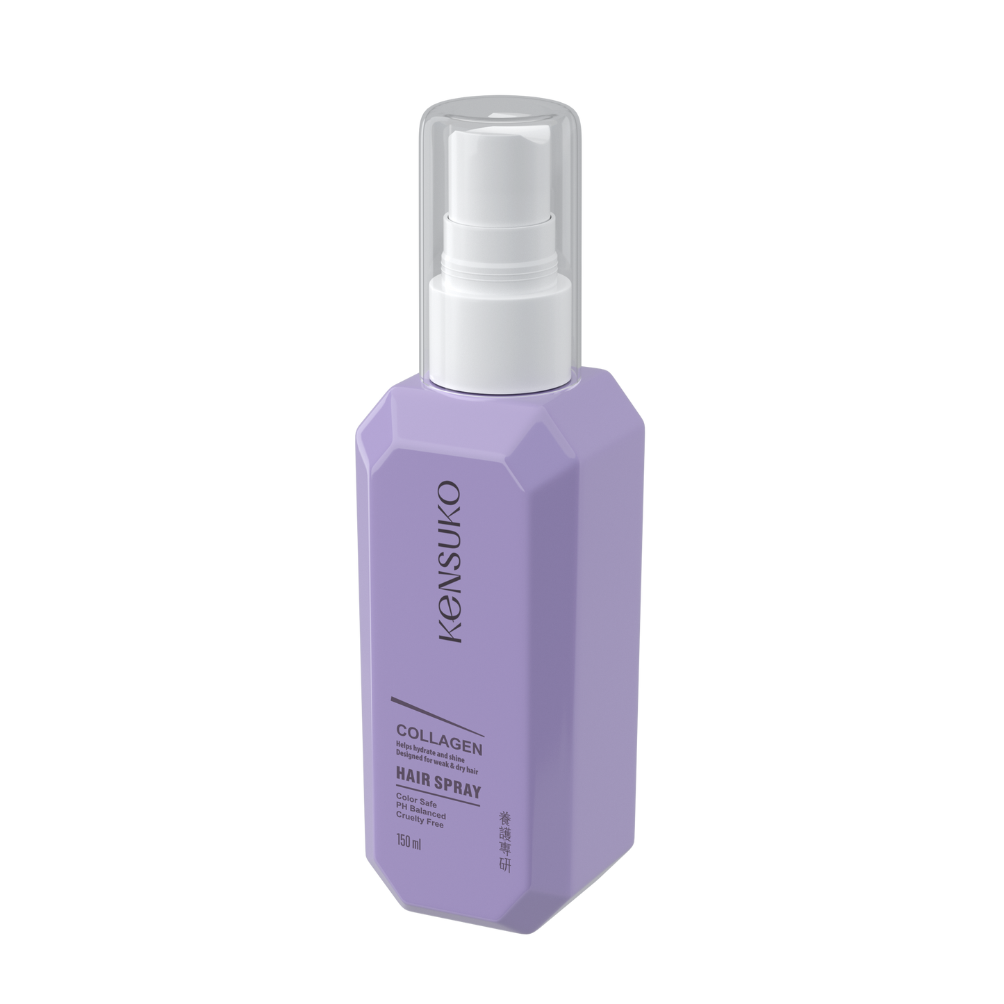 Hair spray KENSUKO COLLAGEN for volumeless and thin hair 150 ml 珂斯卡 膠原蛋白頭髮噴霧