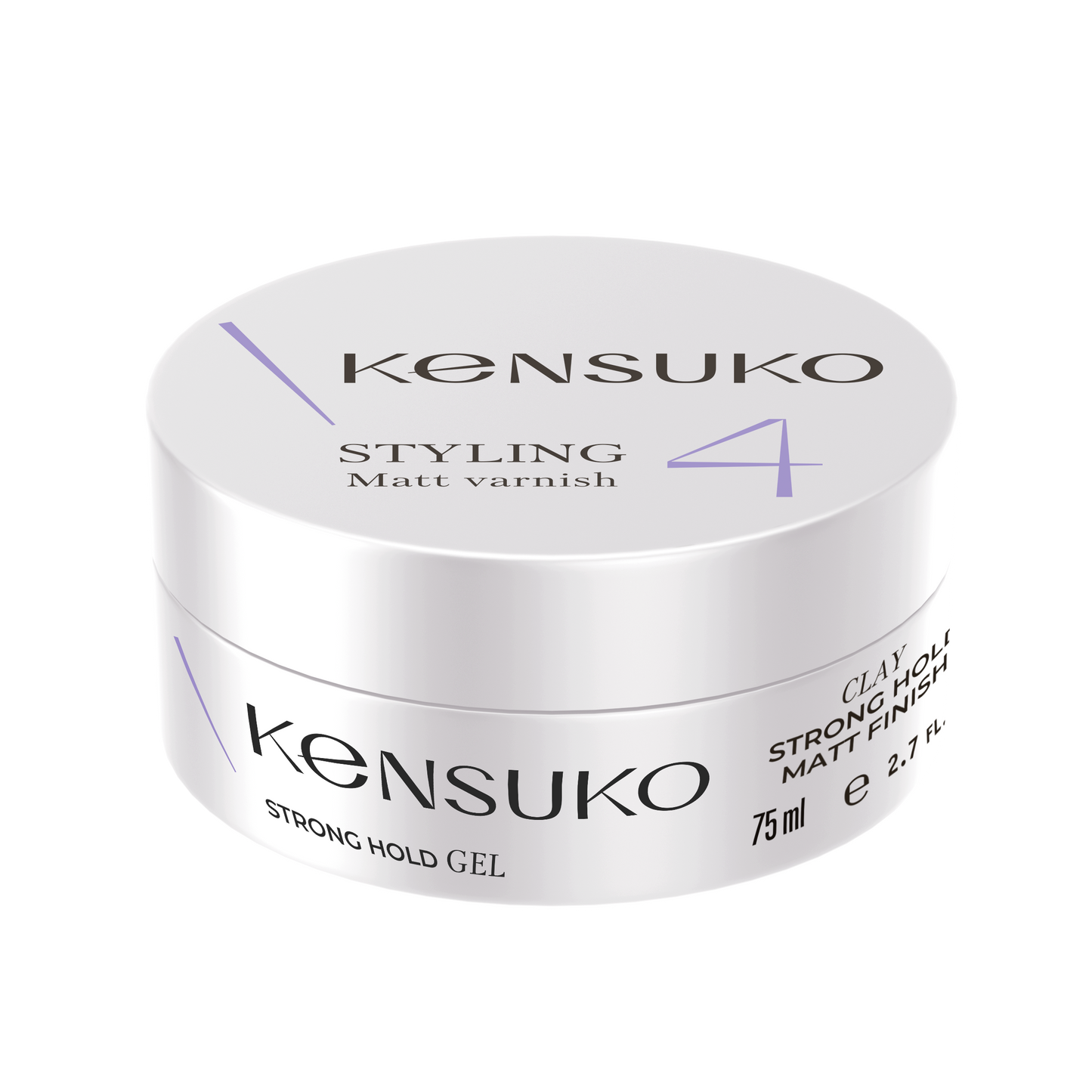 KENSUKO CREATE Clay for Hair Styling strong hold matt finish 75ml 珂斯卡 造型髮泥(白罐)