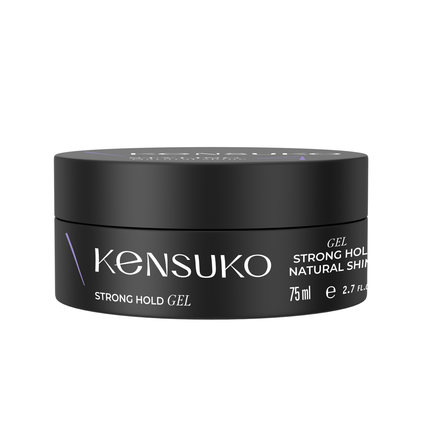KENSUKO CREATE Gel for Hair Styling strong hold natural shine 75 ml 珂斯卡 透明髮蠟(黑罐)