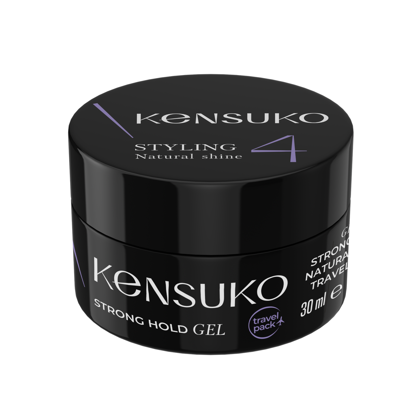 KENSUKO CREATE Styling Gel strong hold 30ml 珂斯卡 透明髮蠟旅行裝(黑罐)