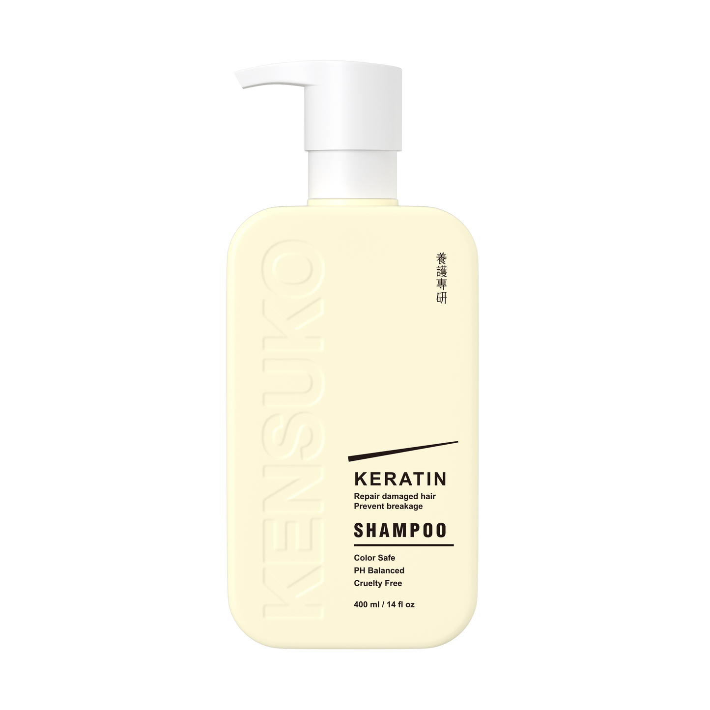 KENSUKO KERATIN Shampoo for hair 400ml 珂斯卡 角蛋白修護洗髮水