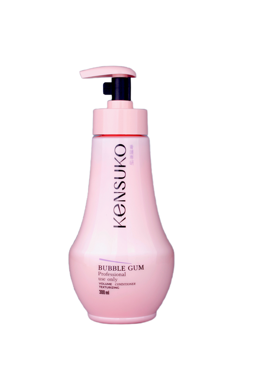 Hair conditioner `KENSUKO` BUBBLE GUM for volume 300ml 珂斯卡 糖果豐盈護髪素 (粉瓶)