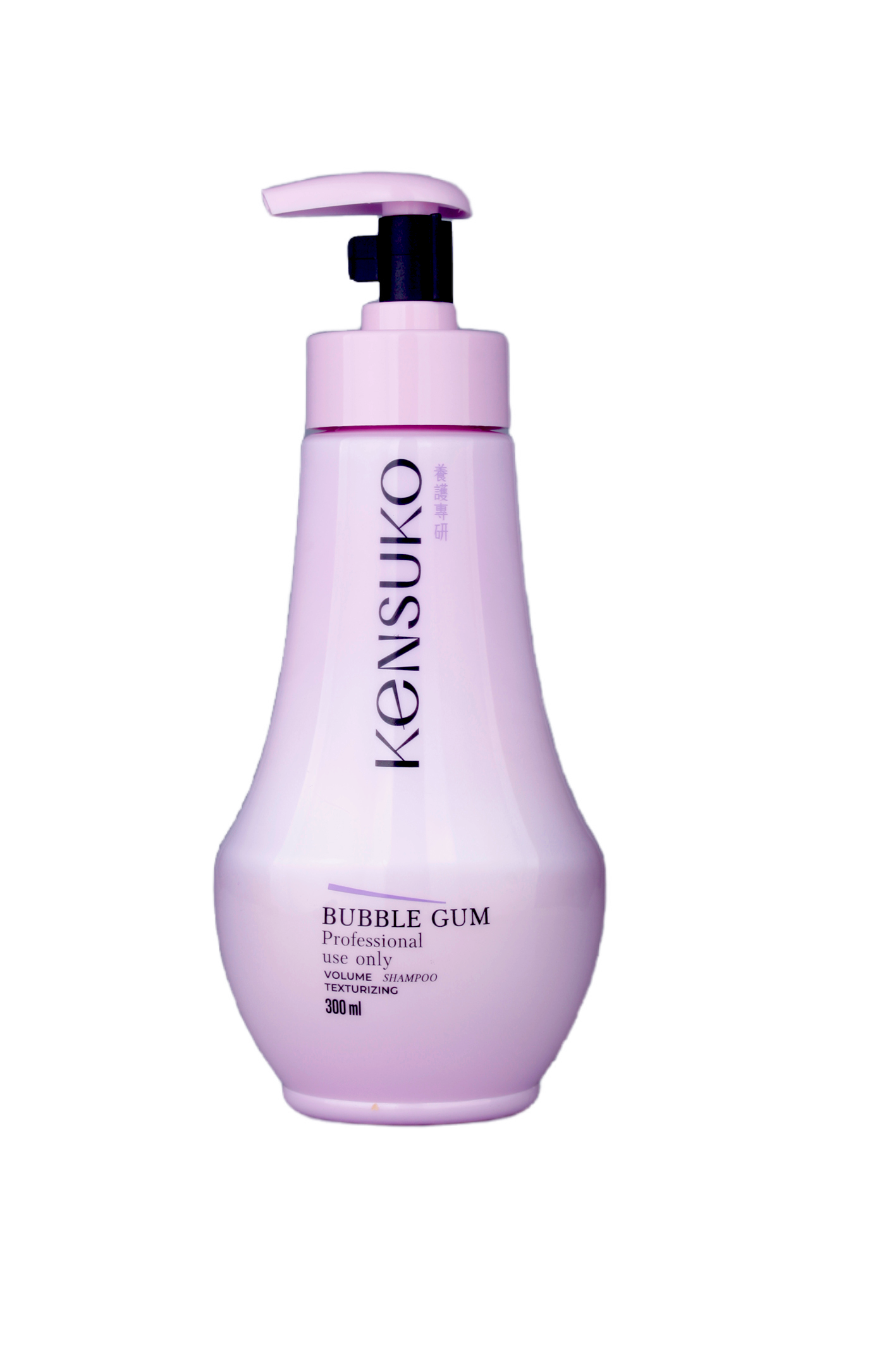 Hair shampoo `KENSUKO` BUBBLE GUM for volume 300ml 珂斯卡 糖果豐盈洗髪水 (紫瓶)