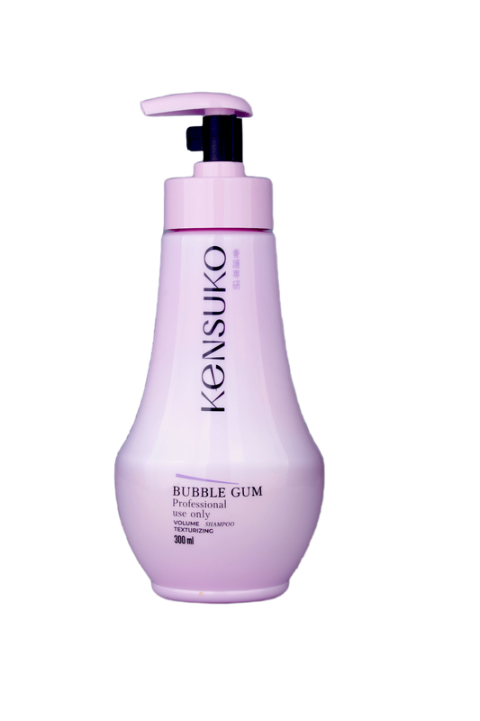 Hair shampoo `KENSUKO` BUBBLE GUM for volume 300ml 珂斯卡 糖果豐盈洗髪水 (紫瓶)
