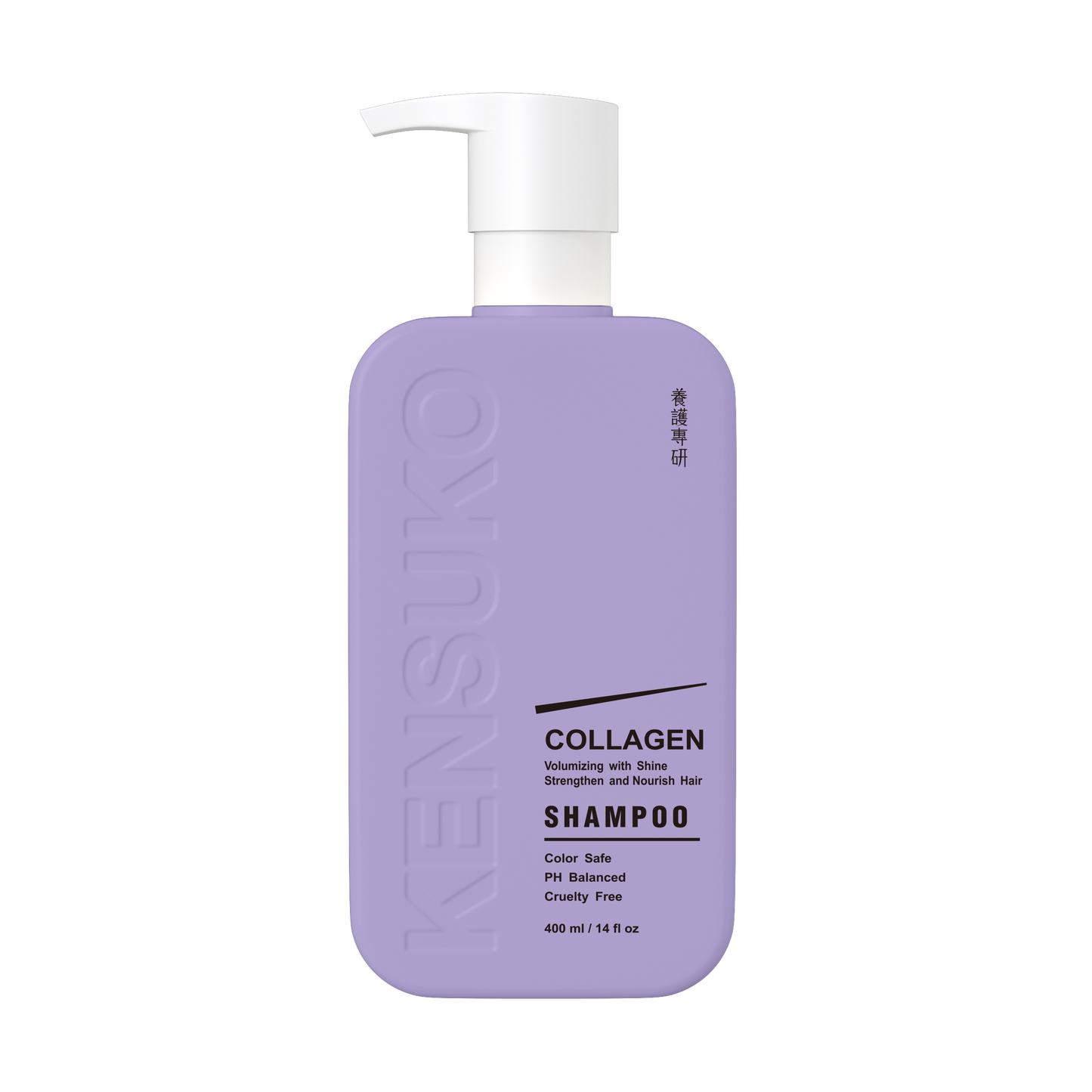 Hair shampoo KENSUKO COLLAGEN for volumeless and thin hair 400ml 珂斯卡 膠原蛋白洗髮水