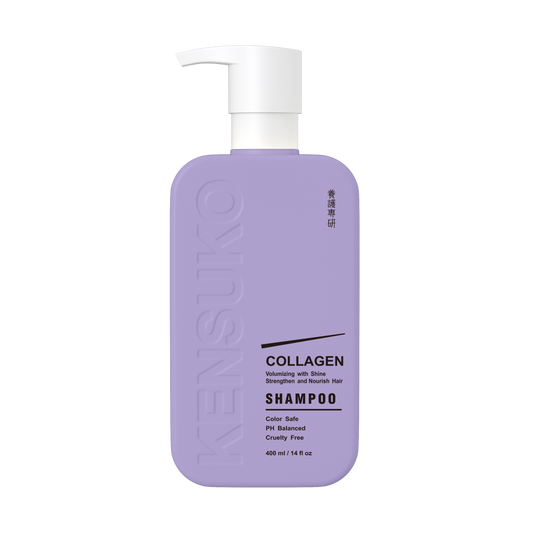 Hair shampoo KENSUKO COLLAGEN for volumeless and thin hair 400ml 珂斯卡 膠原蛋白洗髮水