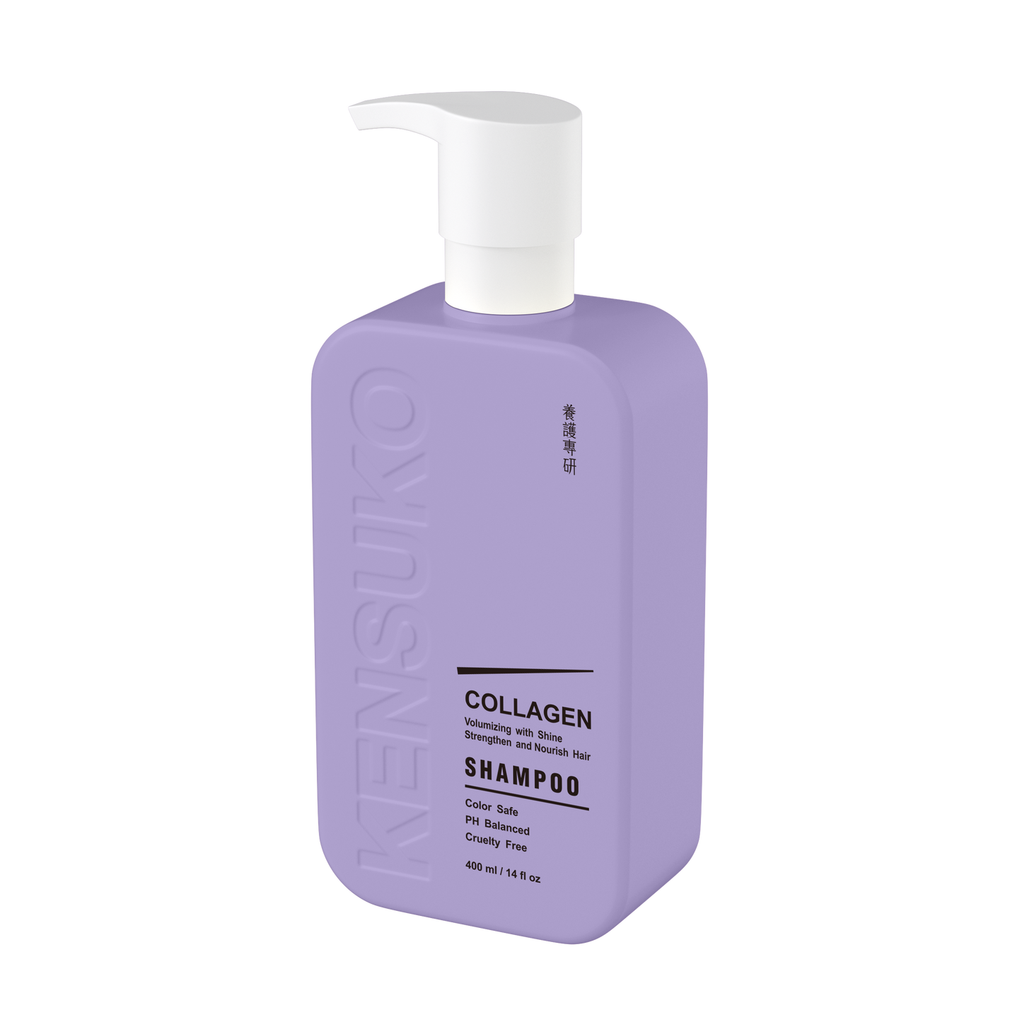 Hair shampoo KENSUKO COLLAGEN for volumeless and thin hair 400ml 珂斯卡 膠原蛋白洗髮水
