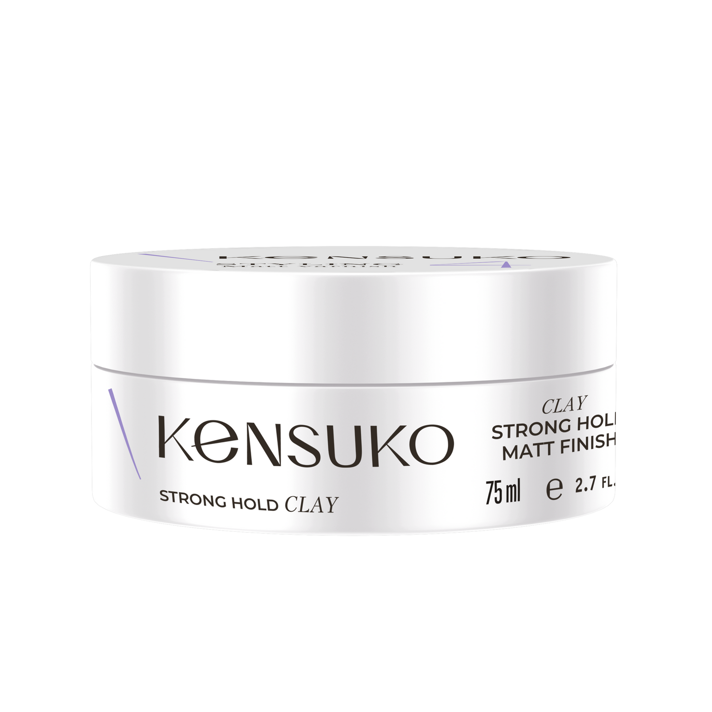 KENSUKO CREATE Clay for Hair Styling strong hold matt finish  75ml 珂斯卡 造型髮泥(白罐)