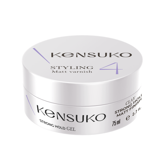 KENSUKO CREATE Clay for Hair Styling strong hold matt finish  75ml 珂斯卡 造型髮泥(白罐)