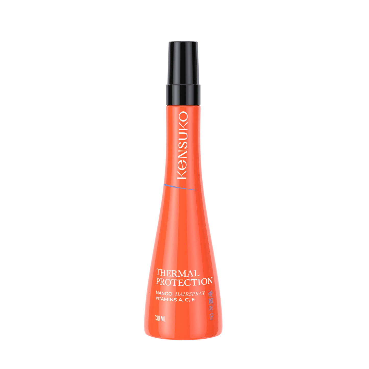 KENSUKO Thermal protection HairSpray Mango 130ml 芒果味抗熱頭髮噴霧 (橙實色瓶)